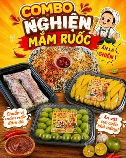 Hình ảnh Combo nghiện mắm ruốc kèm trà trái cây ngẫu nhiên