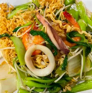 Hình ảnh Mì gói xào hải sản