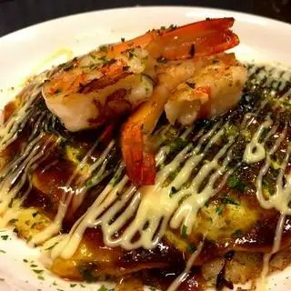 Hình ảnh Mini soba okonomiyaki special mayo - tôm tươi - mực tươi