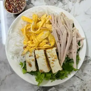 Hình ảnh Bún đậu hủ chả mix