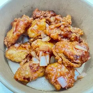 Hình ảnh gà rán sốt chua ngọt