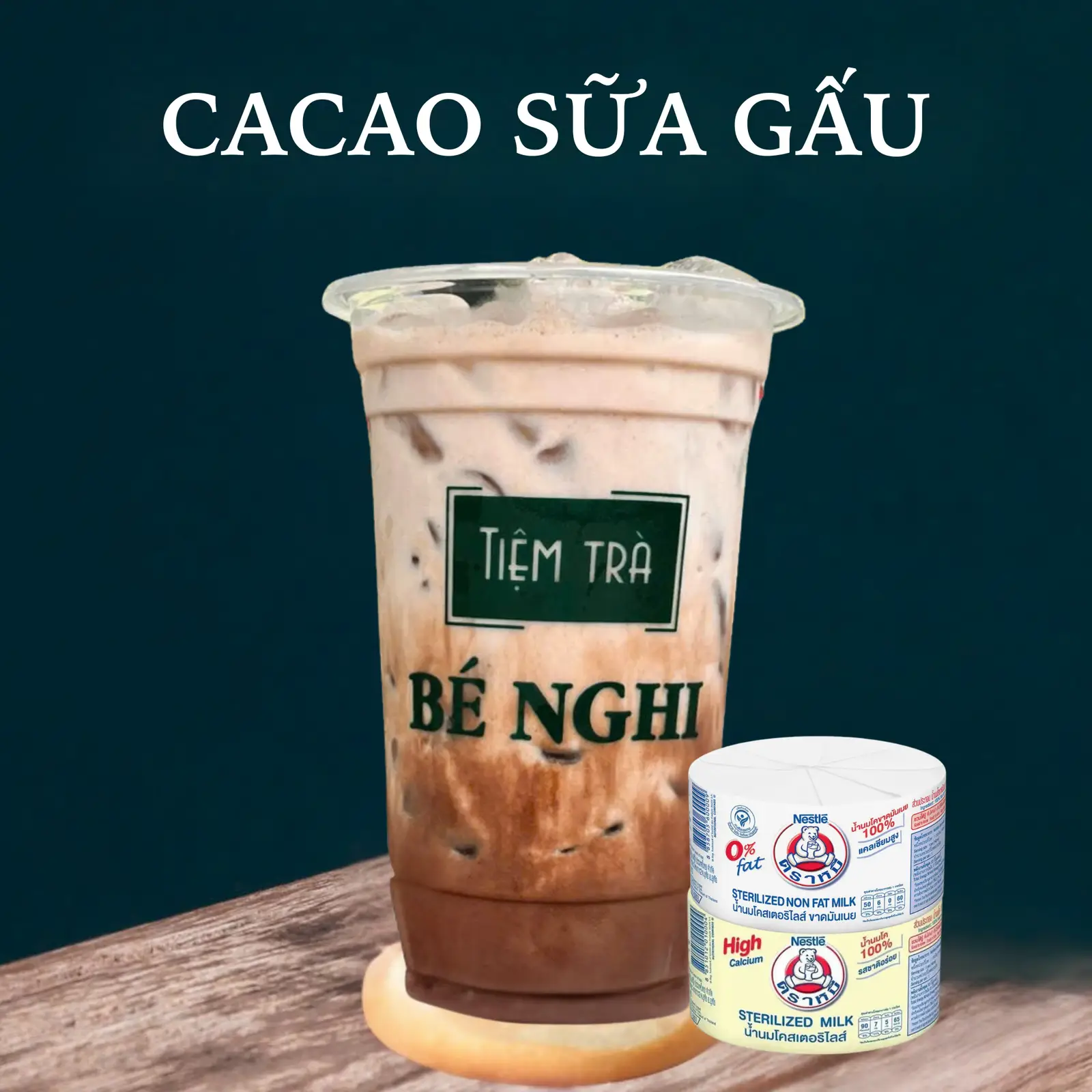 Hình ảnh Cacao sữa gấu