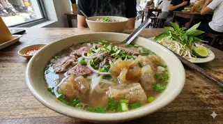 Hình ảnh phở Gân