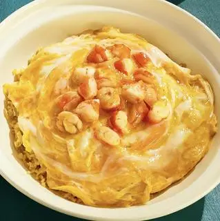 Hình ảnh Cơm Tôm Phủ Trứng 