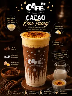 Hình ảnh Cacao kem trứng