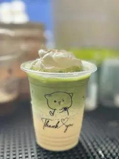Hình ảnh Matcha late cozy kem muối