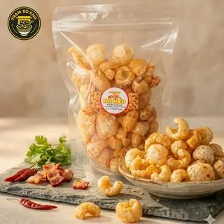 Hình ảnh 1 BỊCH DA HEO CHIÊN GIÒN MẮM TỎI 100G