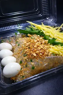 Hình ảnh Bánh tráng dẻo trộn mỡ hành