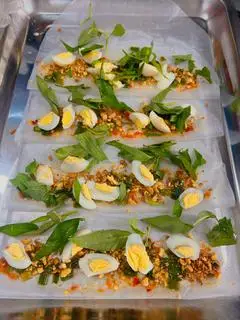Hình ảnh Bánh tráng CUỐN MỠ HÀNH