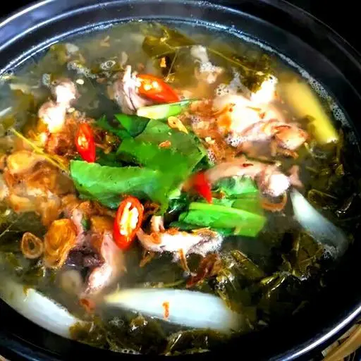 Hình ảnh Lẩu ếch lá giang