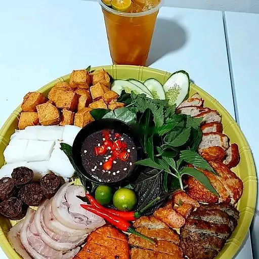 Hình ảnh Bún đậu thập cẩm nhỏ - 1 ly nước Pepsi 