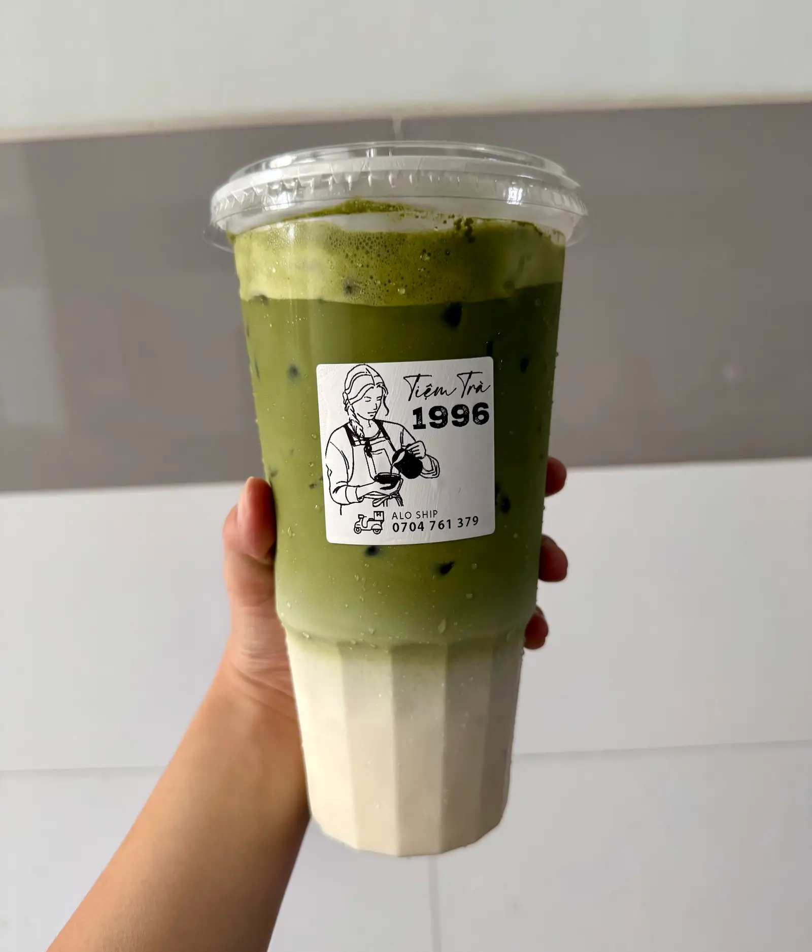 Hình ảnh Latte Size Bự Ú Ụ kèm trân châu