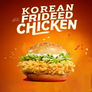 Hình ảnh Hamburger Đùi Gà Giòn