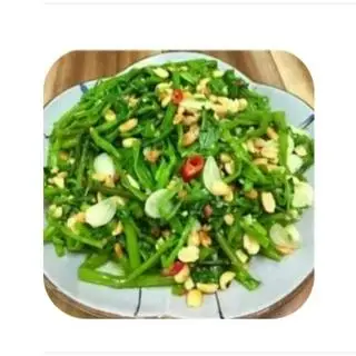 Hình ảnh Rau muống xào tỏi 