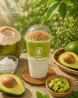 Hình ảnh Bơ Già Dừa Non - Size Lớn 750ml