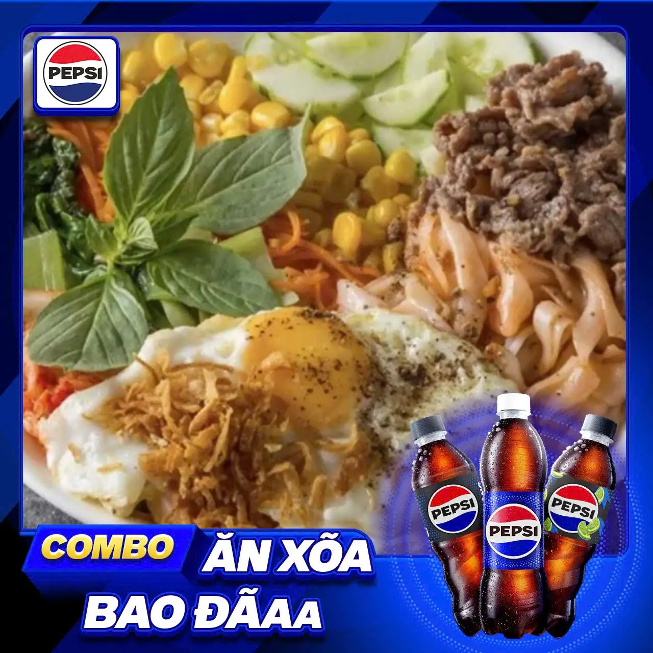 Hình ảnh Combo Phở Trộn + pepsi