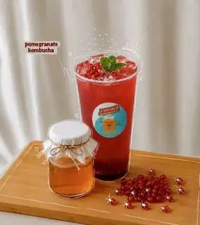 Hình ảnh Trà Kombucha Lựu Đỏ 