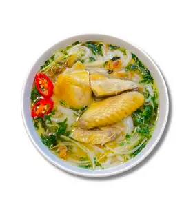 Hình ảnh Phở gà cánh, lưng