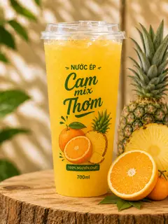 Hình ảnh Cam mix thơm - ly 700ml