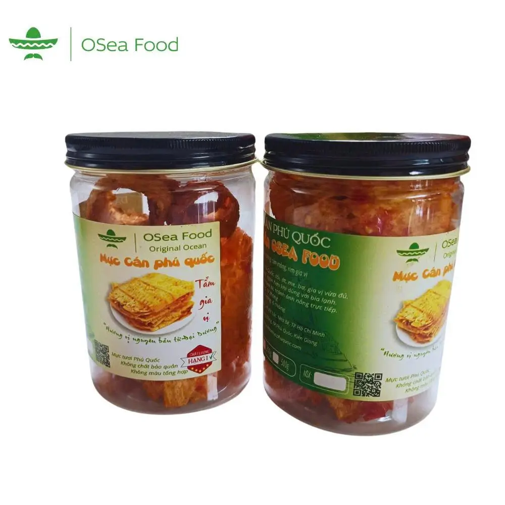 Hình ảnh Khô mực ống Phú Quốc tẩm vị - hủ 100gram