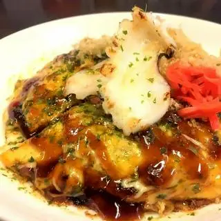 Hình ảnh Mini soba okonomiyaki special - tôm tươi - mực tươi
