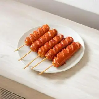 Hình ảnh 1 Cây Xúc Xích Chay Chiên Giòn