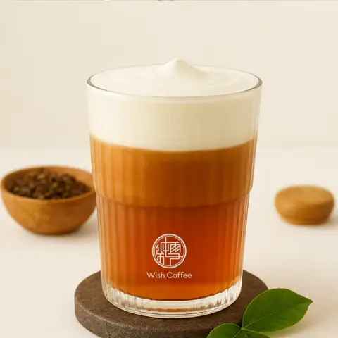 Hình ảnh Hồng trà macchiato