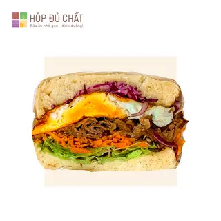 Hình ảnh Bánh mì sandwich bò trứng chảy - Beef & Egg Sandwich