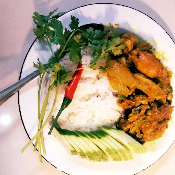 Hình ảnh Cơm lươn xào lăn.