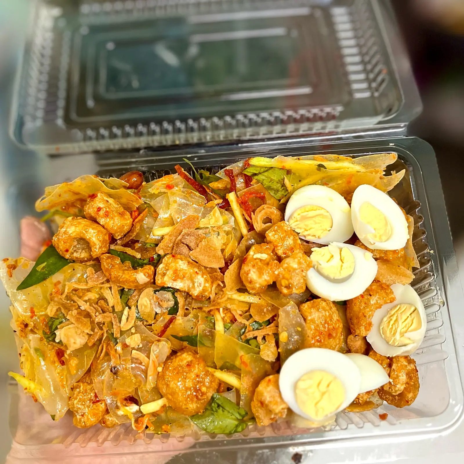 Hình ảnh Bánh tráng trộn tóp mỡ