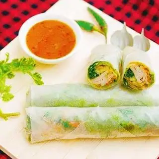 Hình ảnh Bánh Cuốn Nem Nướng Cuốn Sẵn - 2 Cuốn Sẵn 