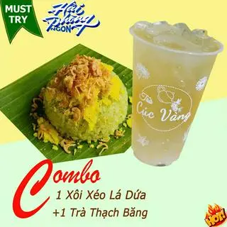 Hình ảnh Combo Xôi Xéo + Trà Thạch Băng 