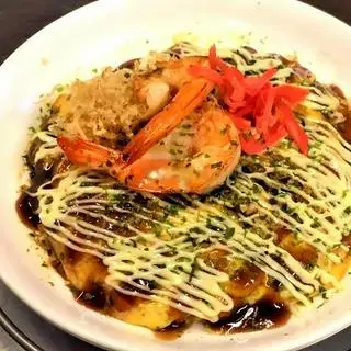 Hình ảnh Mini udon special mayonaise okonomiyaki - tôm tươi - mực tươi
