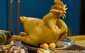 Hình ảnh gà cúng 1 con kèm cháo