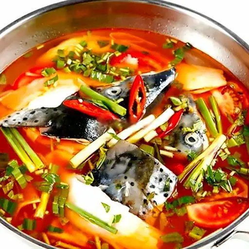 Hình ảnh Lẩu cá hồi