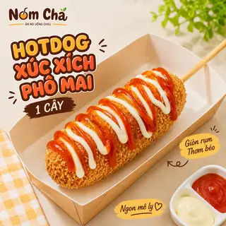 Hình ảnh HOTDOG XÚC XÍCH PHÔ MAI