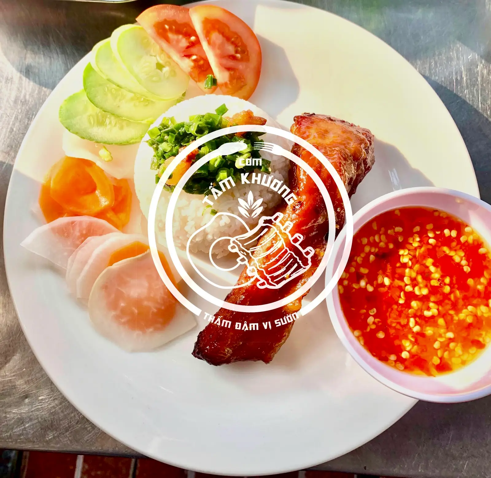 Hình ảnh Cơm tấm sườn cọng 