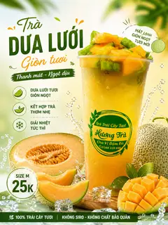 Hình ảnh Trà Dưa Lưới