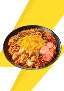 Hình ảnh Mì trộn gà cay phô mai
