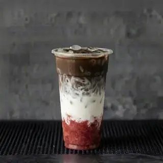 Hình ảnh Latte cacao dâu