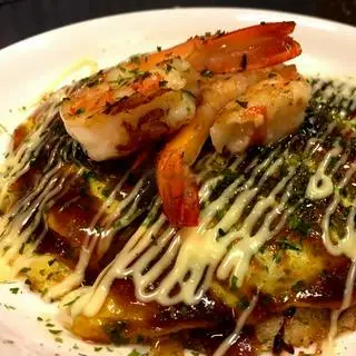 Hình ảnh Mini udon special okonomiyaki - tôm tươi - mực tươi