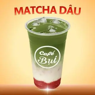 Hình ảnh Matcha latte dâu