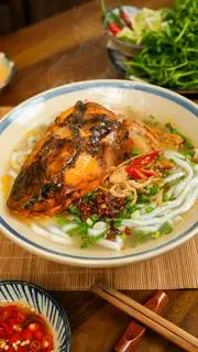 Hình ảnh Bánh canh đầu cá lóc bột gạo