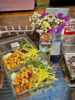 Hình ảnh Bánh tráng mỡ hành tóp mỡ
