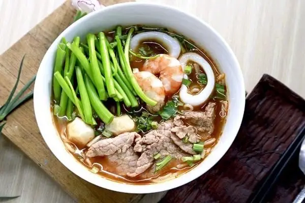 Hình ảnh Bún thái mực chua cay