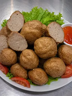 Hình ảnh bò viên ( 5 viên )