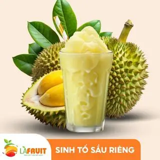 Hình ảnh sinh tố dừa sầu riêng 