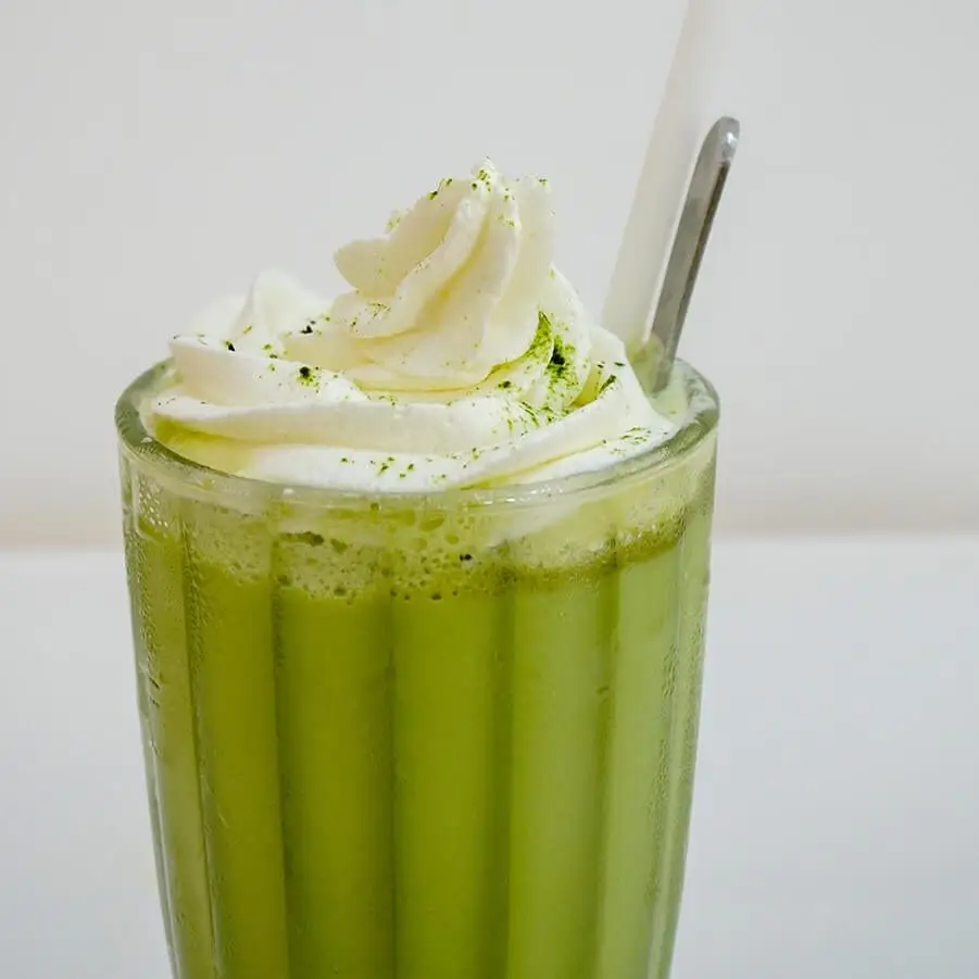 Hình ảnh Matcha latte kem muối