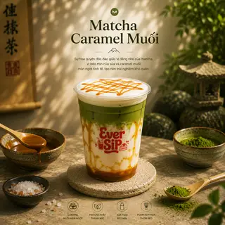 Hình ảnh Matcha caramel muối