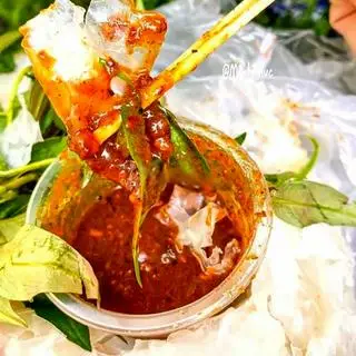Hình ảnh Bánh tráng chấm muối tắc